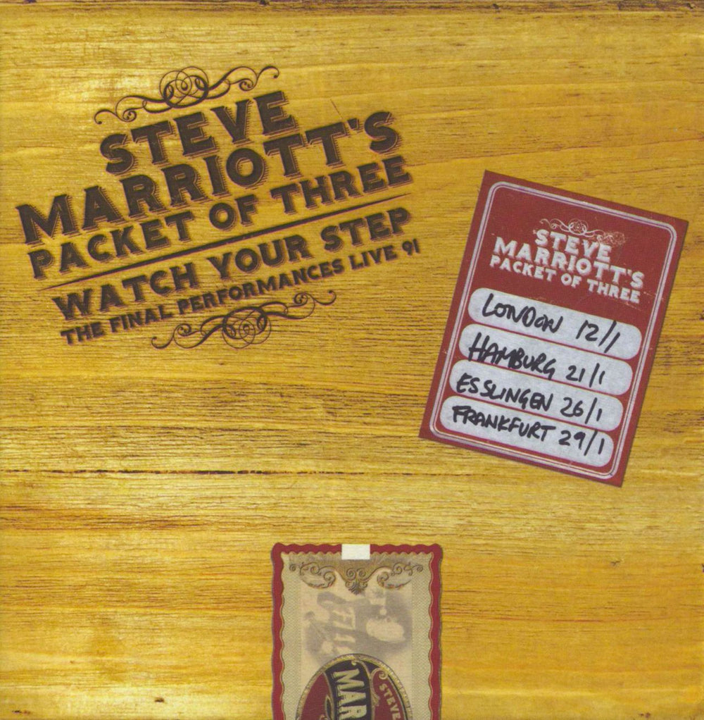Steve Marriott Watch Your Step - The Final Performances - Live 91 UK CD Album Box Set CDLEMBOX232