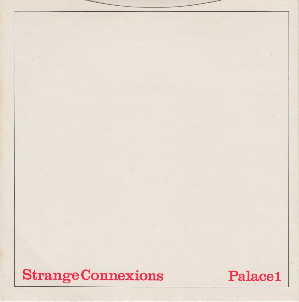 Steve Strange In The Year 2525 - Test Pressing + Picture Sleeve UK Promo 7" vinyl single (7 inch record / 45)