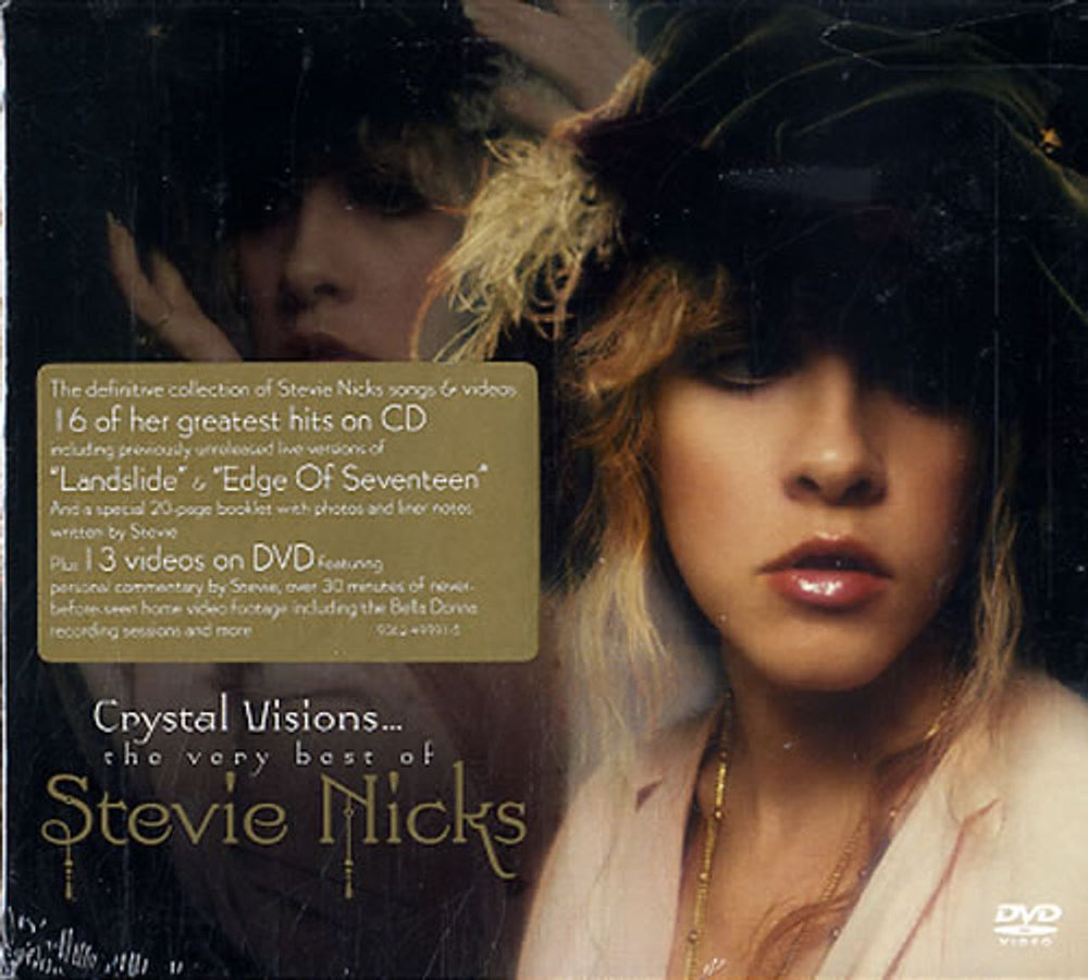 Stevie Nicks Crystal Vision: The Best Of - Sealed UK 2-disc CD/DVD set 9362499915