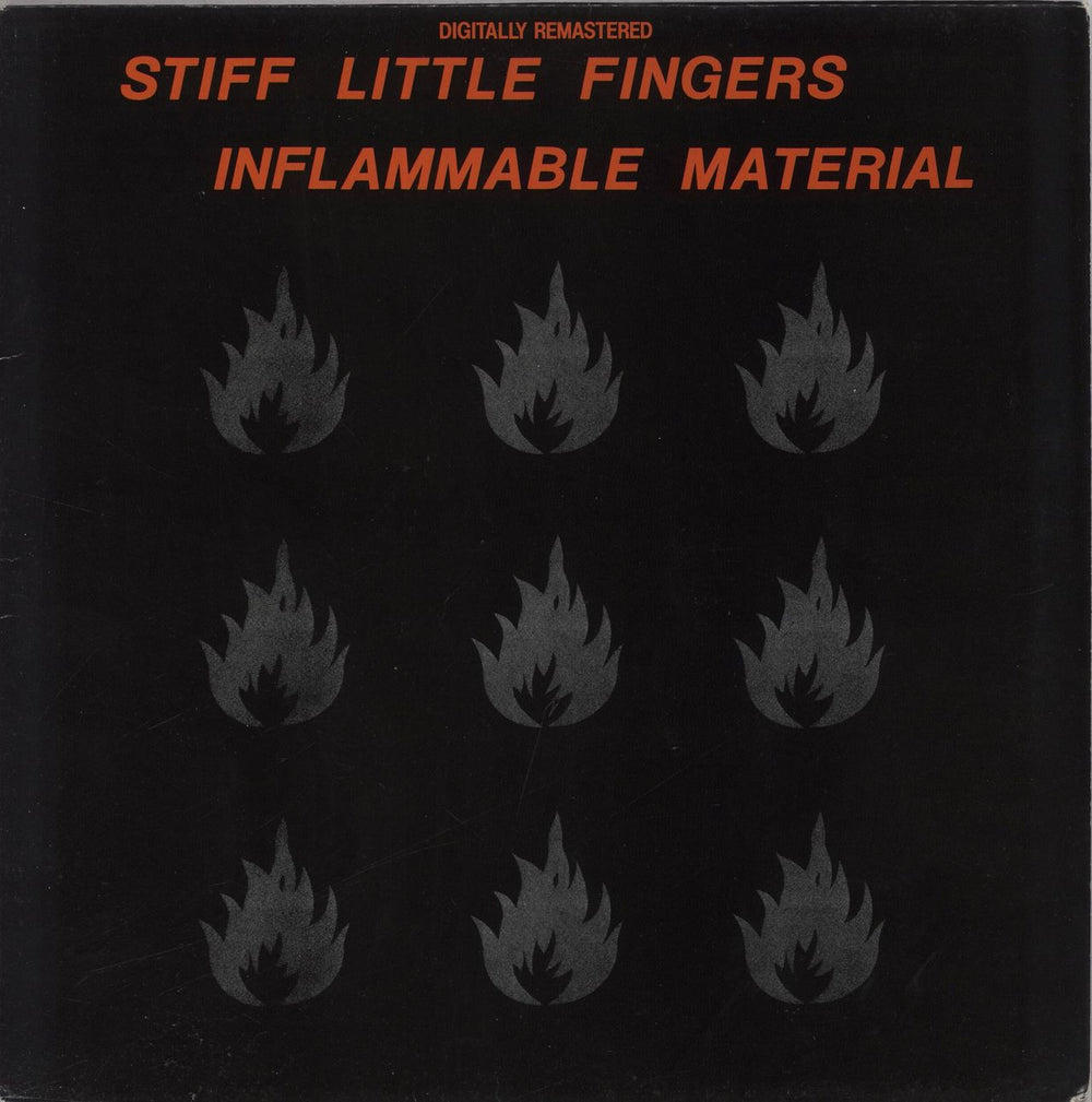 Stiff Little Fingers Inflammable Material - VG UK vinyl LP album (LP record) EMC3554