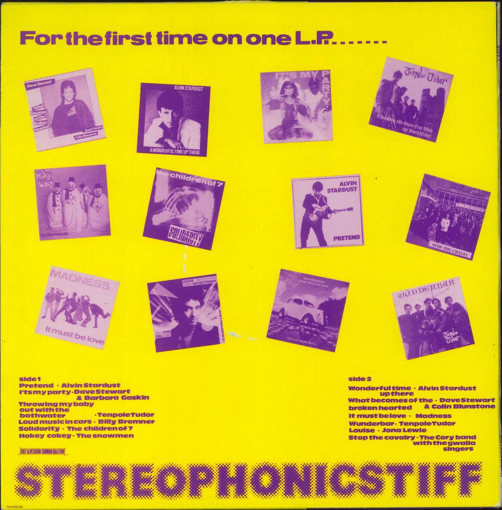 Stiff Records Stiff's On 45 Danish vinyl LP album (LP record)