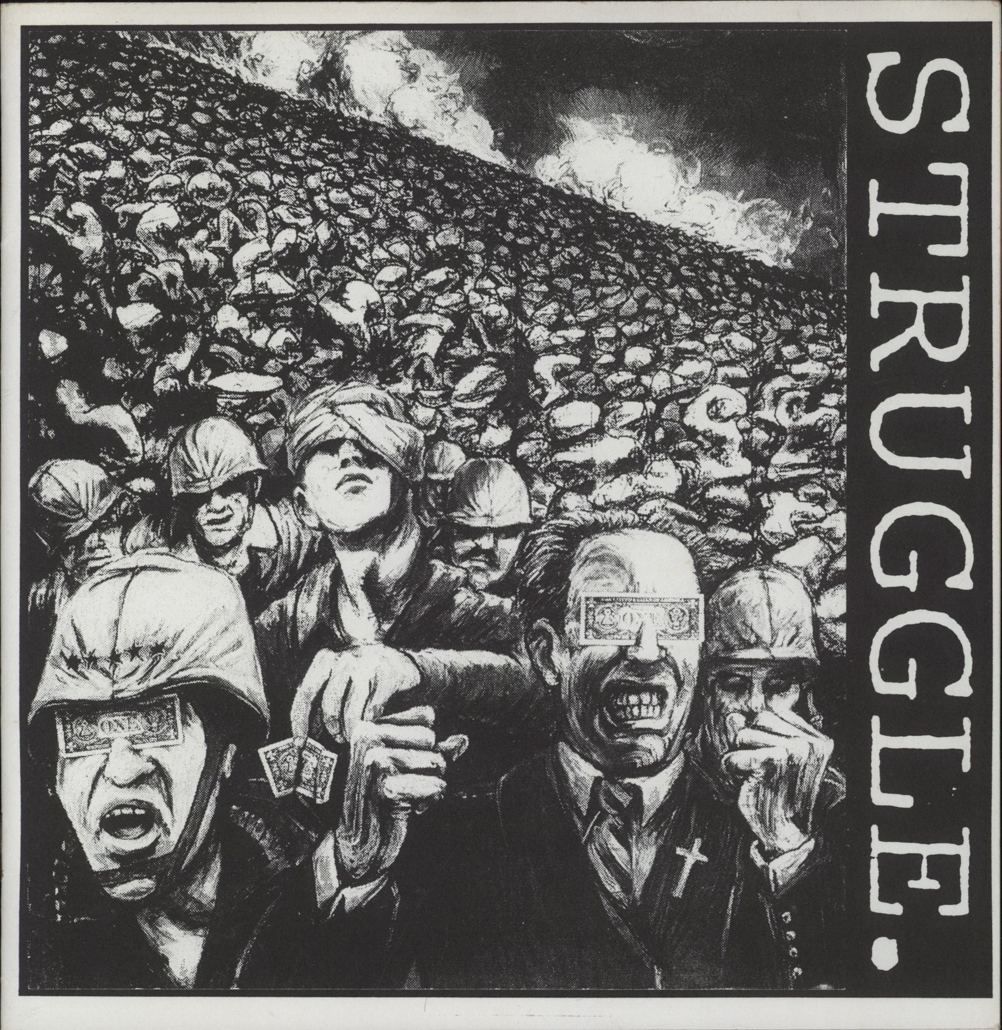 Struggle. Struggle. US 7\" vinyl single (7 inch record / 45) EBULLITION 05