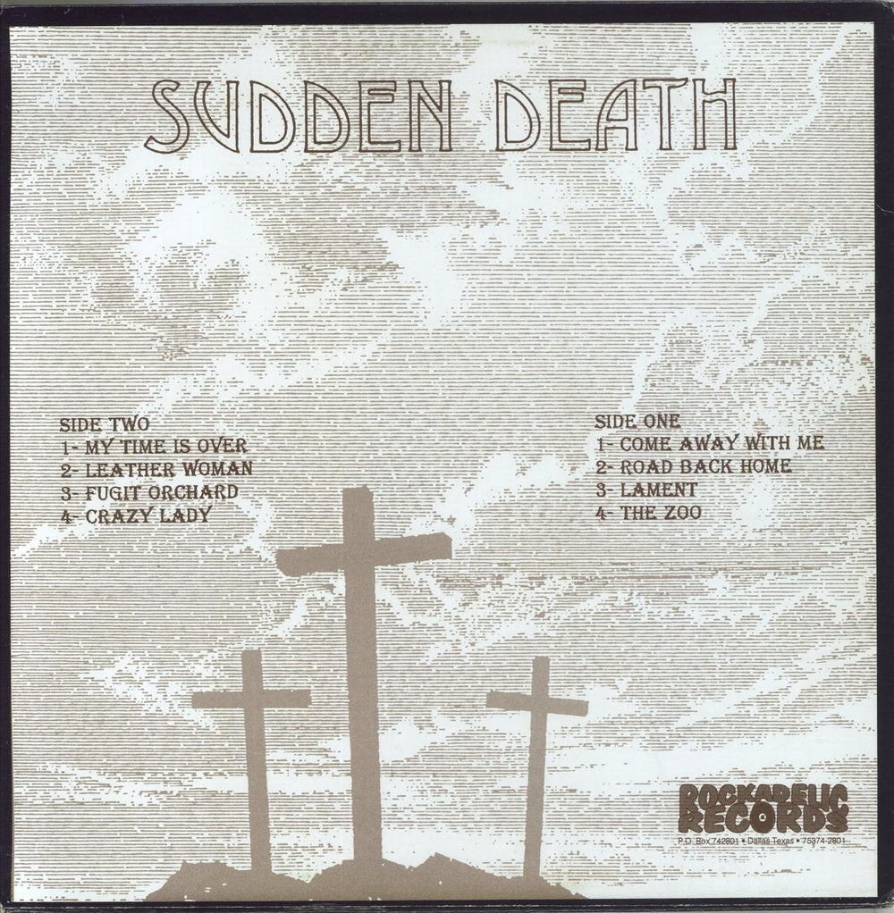 Sudden Death Suddenly... US vinyl LP album (LP record)