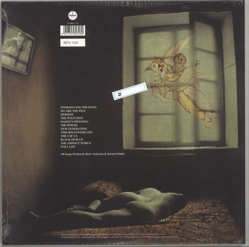 Suede Dog Man Star - 180gram Olive Green Vinyl UK 2-LP vinyl record set (Double LP Album) 5014797897069