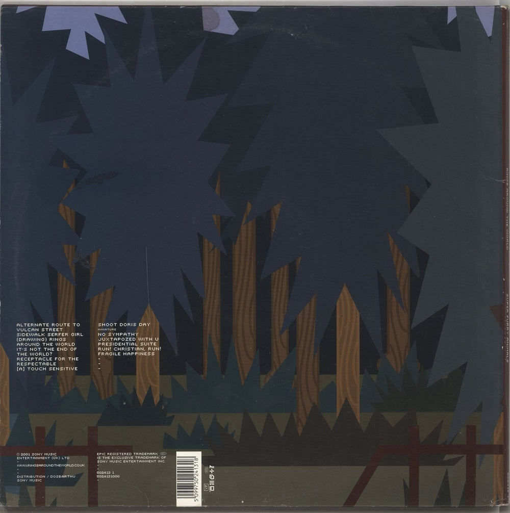 Super Furry Animals Rings Around The World + 7" UK 2-LP vinyl record set (Double LP Album) 5099750241318