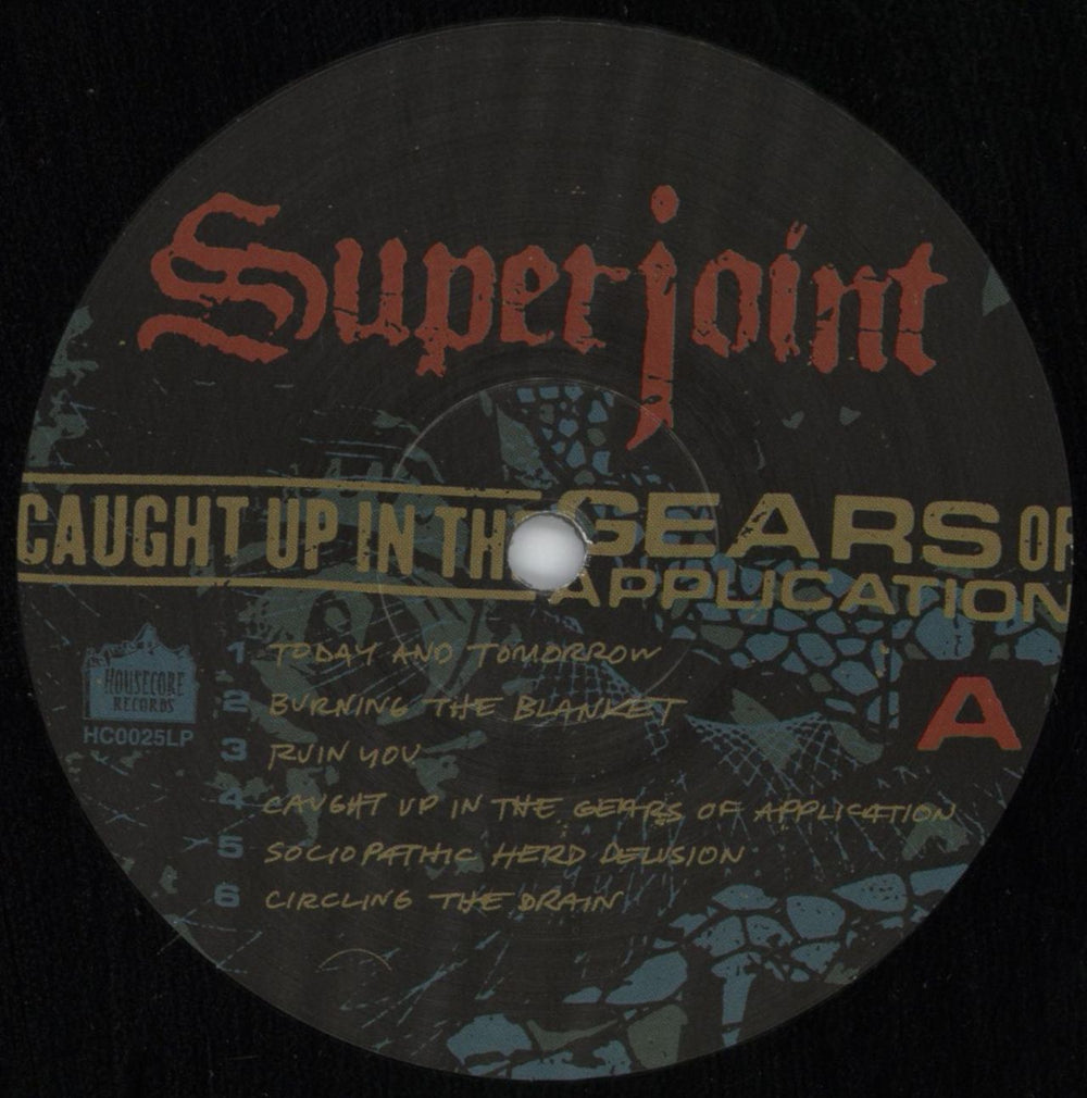 Superjoint Ritual Caught Up In The Gears of Application US vinyl LP album (LP record) SJRLPCA815953