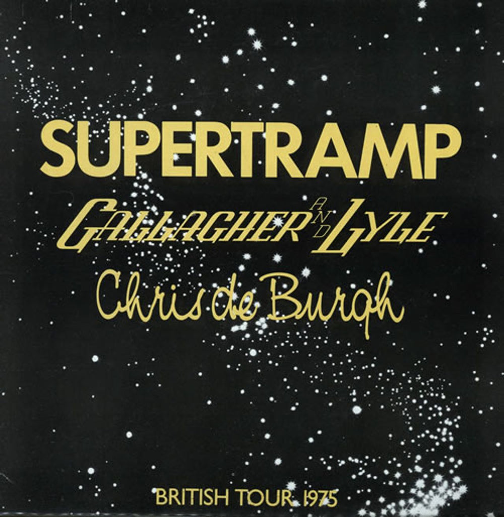 Supertramp British Tour 1975 UK tour programme TOUR PROGRAMME