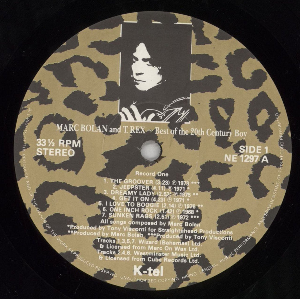 T-Rex / Tyrannosaurus Rex Best Of The 20th Century Boy - EX UK 2-LP vinyl record set (Double LP Album) REX2LBE721987