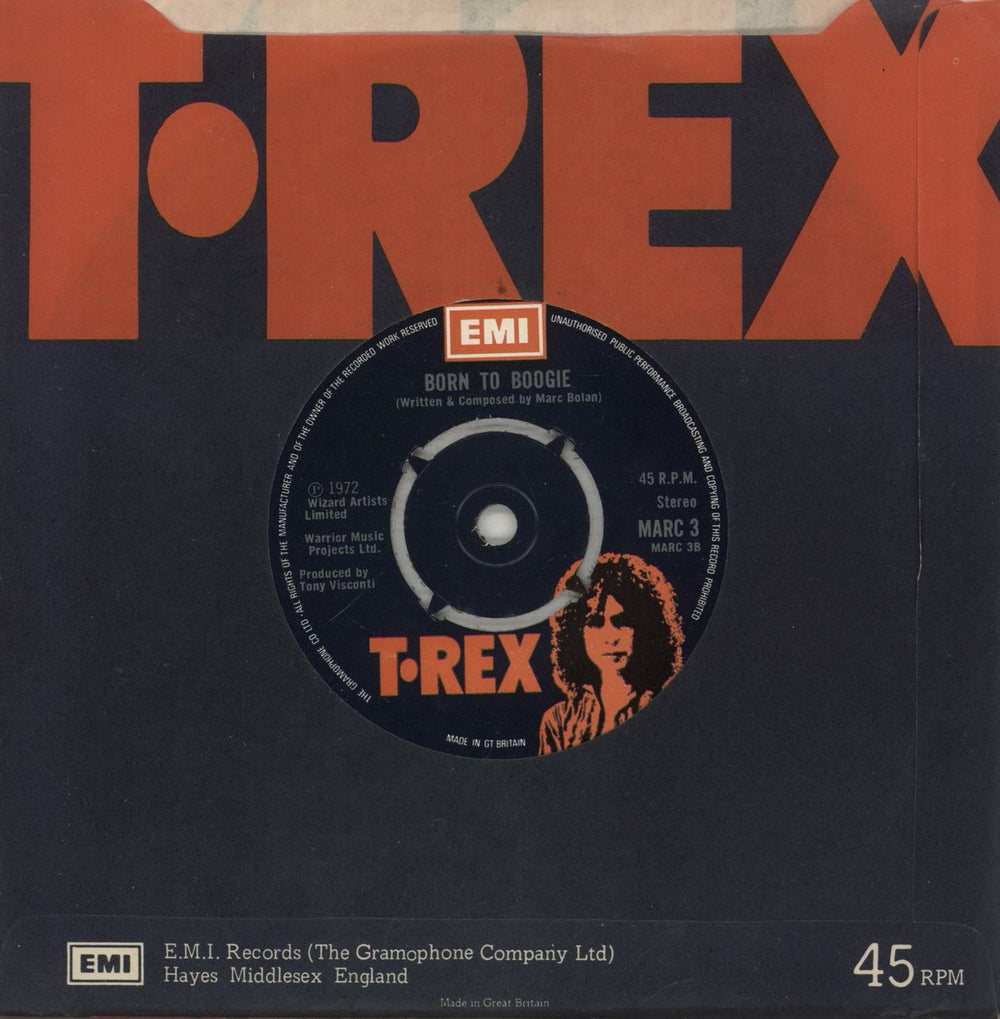 T-Rex / Tyrannosaurus Rex Solid Gold Easy Action UK 7" vinyl single (7 inch record / 45)