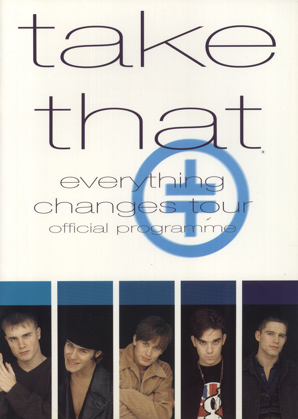 Take That Everything Changes UK tour programme TOUR PROGRAMME