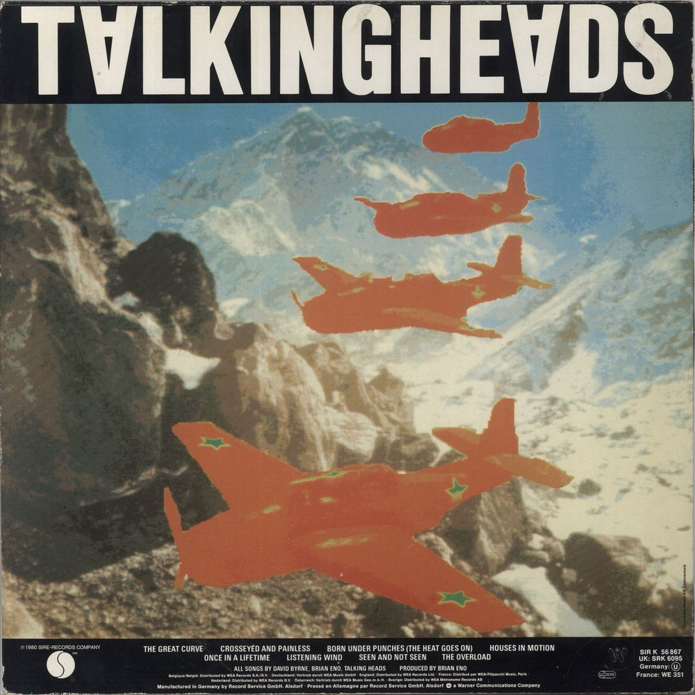 Talking Heads Remain In Light - 2nd + Inner & Insert UK vinyl LP album (LP record) 035628641311