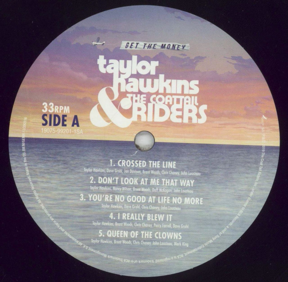 Taylor Hawkins & The Coattail Riders Get The Money UK vinyl LP album (LP record) TN7LPGE851134