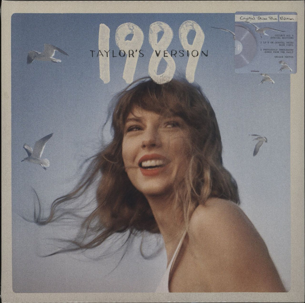 Taylor Swift 1989 (Taylor's Version) - Crystal Skies Blue Edition - Sealed UK 2-LP vinyl record set (Double LP Album) 0245554214