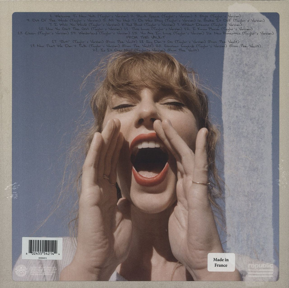 Taylor Swift 1989 (Taylor's Version) - Crystal Skies Blue Edition - Sealed UK 2-LP vinyl record set (Double LP Album) 602455542144