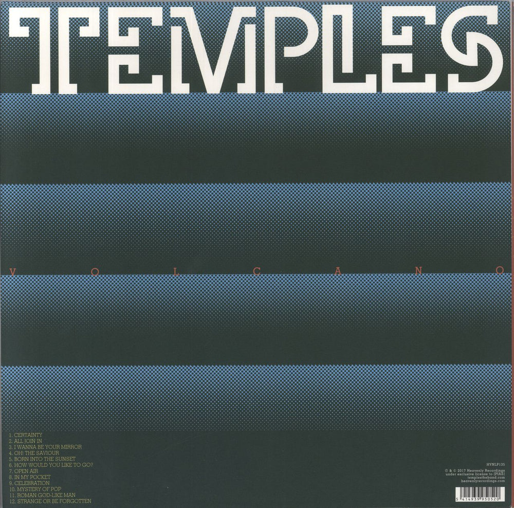 Temples Volcano - Neon Orange Vinyl + Art Prints UK vinyl LP album (LP record) 5414939950520