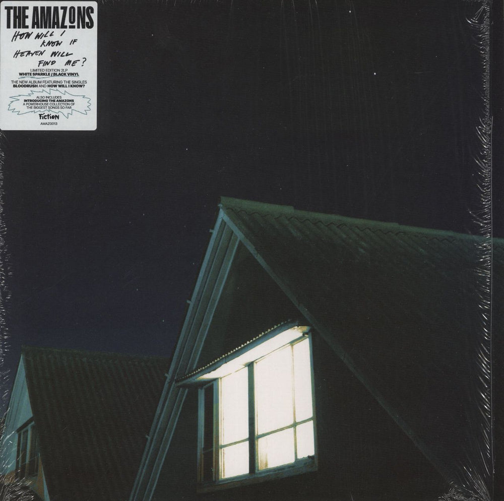 The Amazons How Will I Know If Heaven Will Find Me? - White Sparkle Vinyl & Black Vinyl UK 2-LP vinyl record set (Double LP Album) AMAZ0013