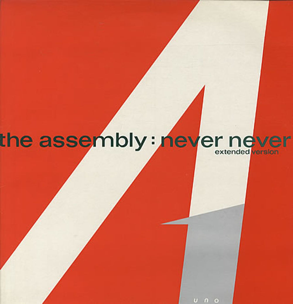 The Assembly Never Never (Extended Version) UK 12" vinyl single (12 inch record / Maxi-single) 12TINY1