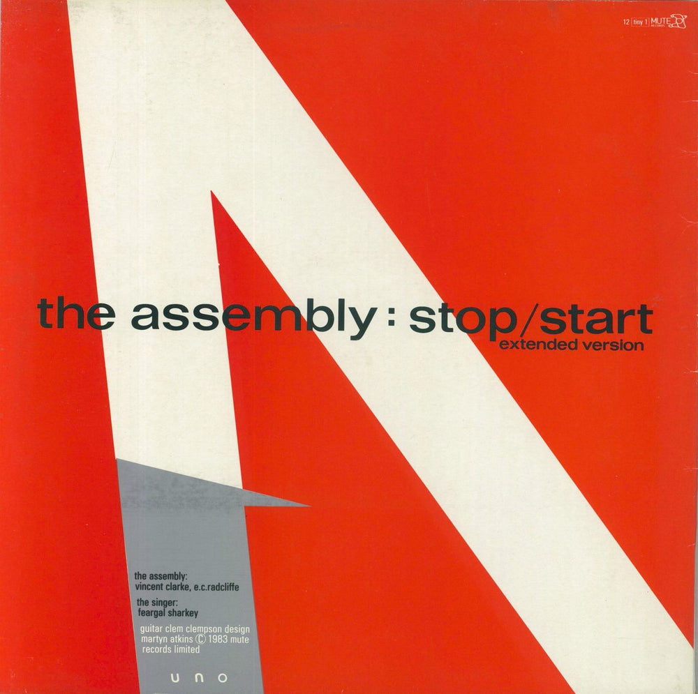 The Assembly Never Never (Extended Version) UK 12" vinyl single (12 inch record / Maxi-single)