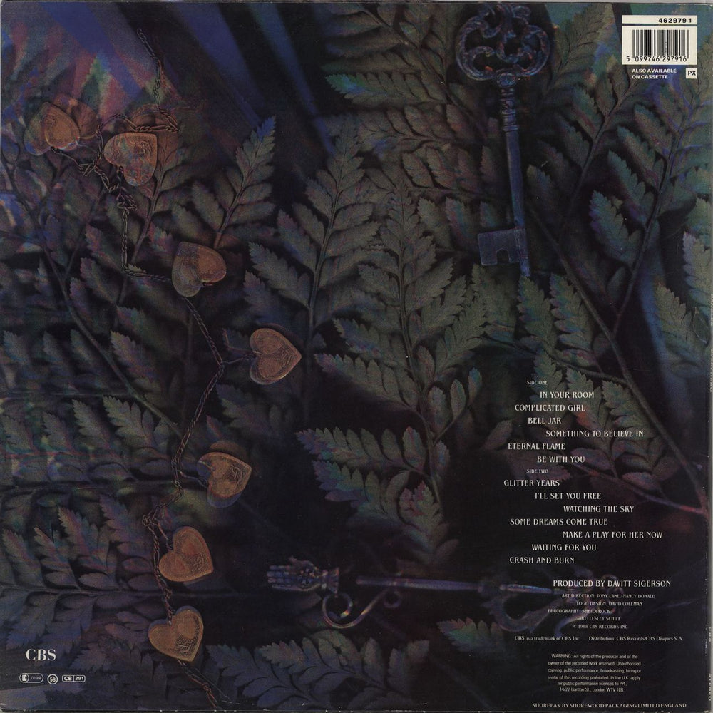 The Bangles Everything - Two Stickers On Sleeve UK vinyl LP album (LP record) 5099746297916