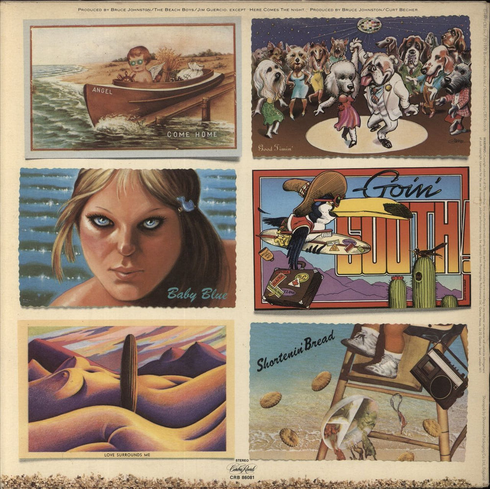 The Beach Boys L.A. (Light Album) - EX UK vinyl LP album (LP record)