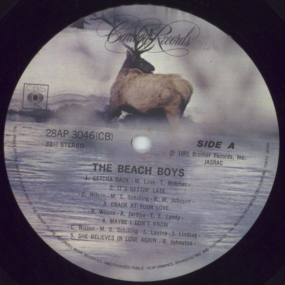 The Beach Boys The Beach Boys Japanese vinyl LP album (LP record) BBOLPTH185814