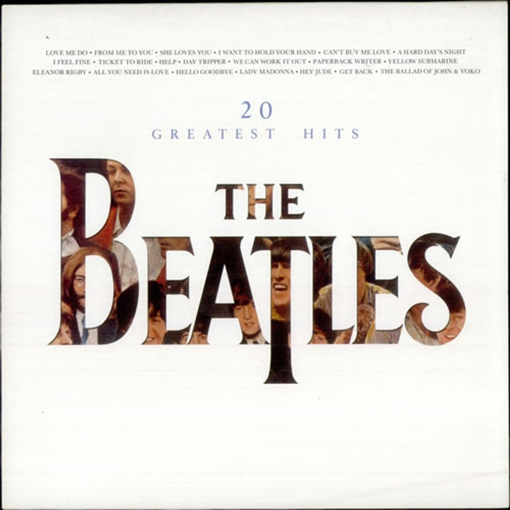 The Beatles 20 Greatest Hits - 2nd UK vinyl LP album (LP record) PCTC260