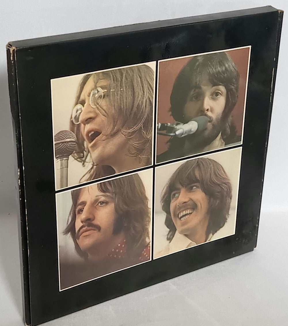 The Beatles Let It Be - Box Set + Poster - Red Apple Variant UK Vinyl Box Set 1970