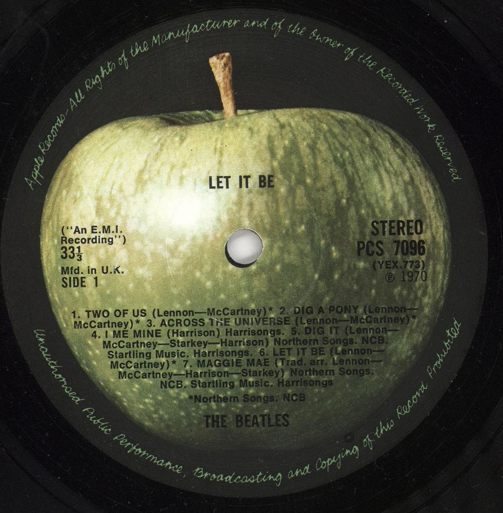 The Beatles Let It Be - Box Set + Poster - Red Apple Variant UK Vinyl Box Set BTLVXLE592012