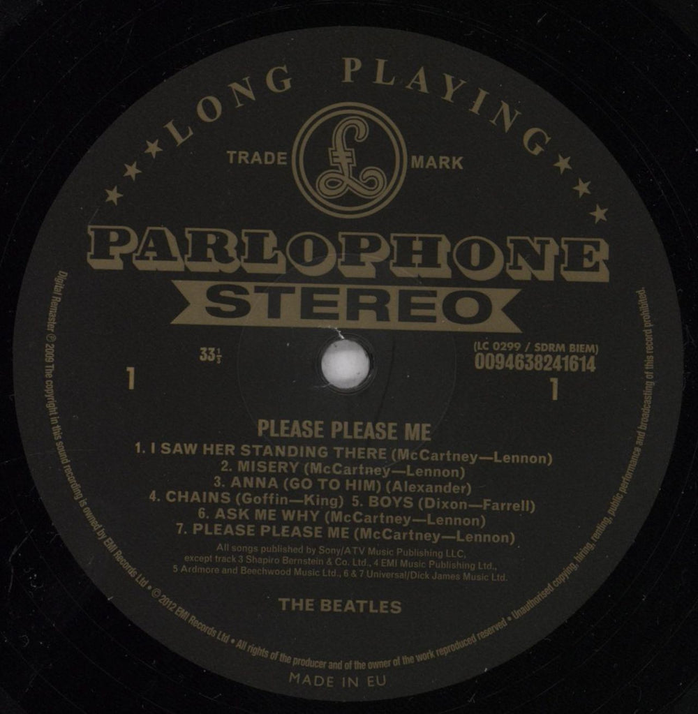 The Beatles Please Please Me - 180gm Vinyl UK vinyl LP album (LP record) BTLLPPL754973