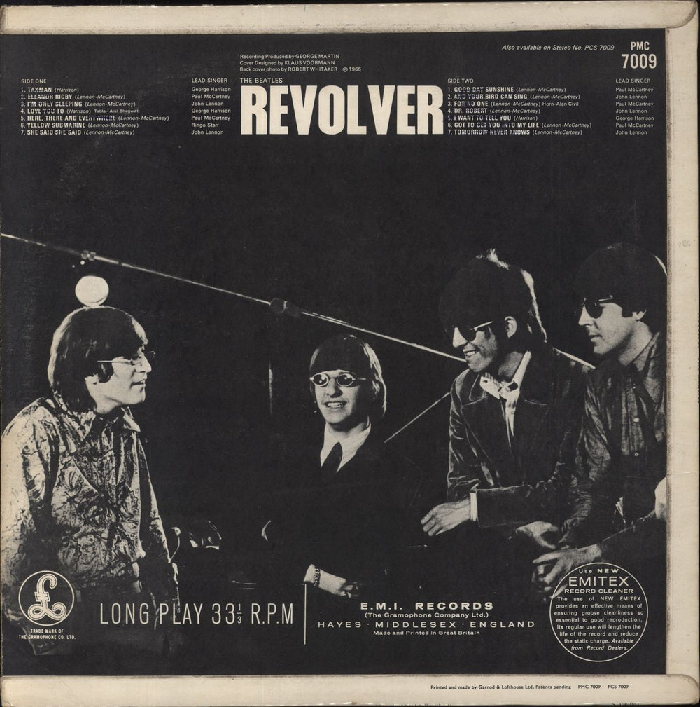 The Beatles Revolver - 1st - Mix 11 - VG UK vinyl LP album (LP record)