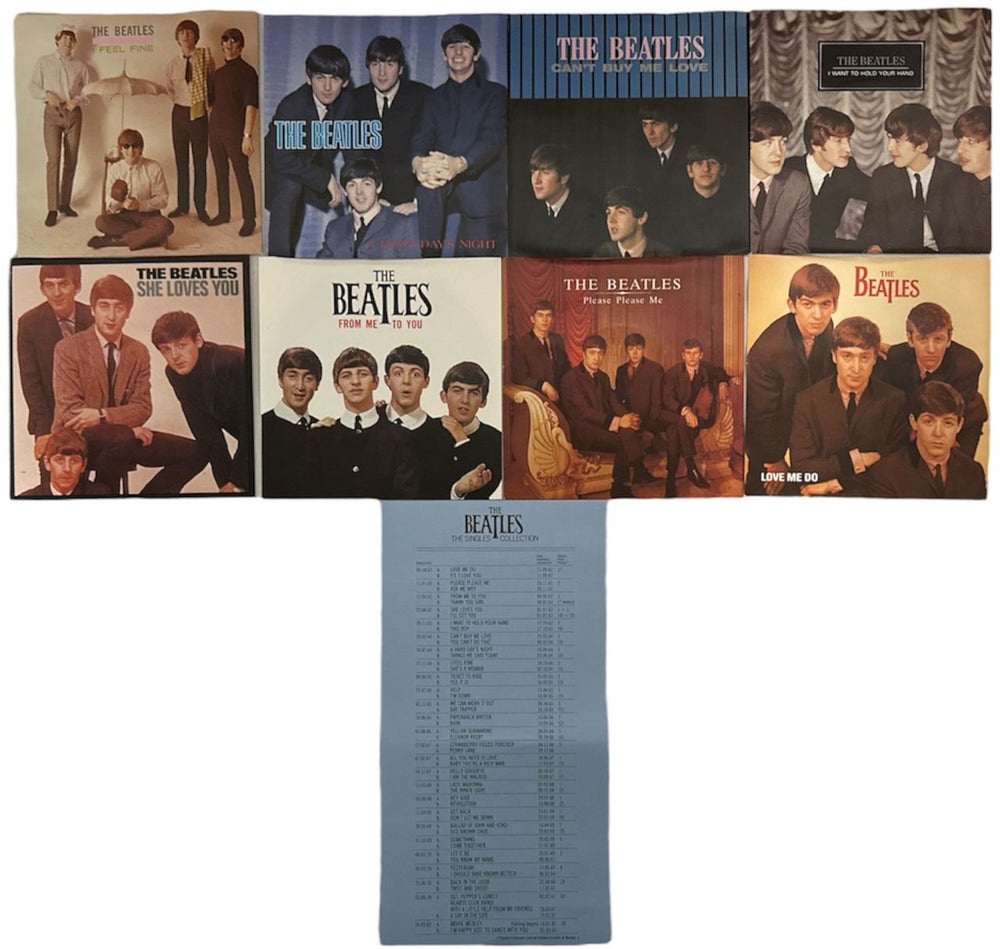 The Beatles Singles Collection + Insert UK 7" single box set