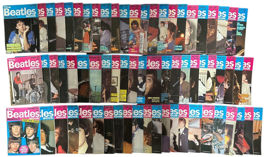 The Beatles The Beatles Book - 2nd - 137 issues UK magazine