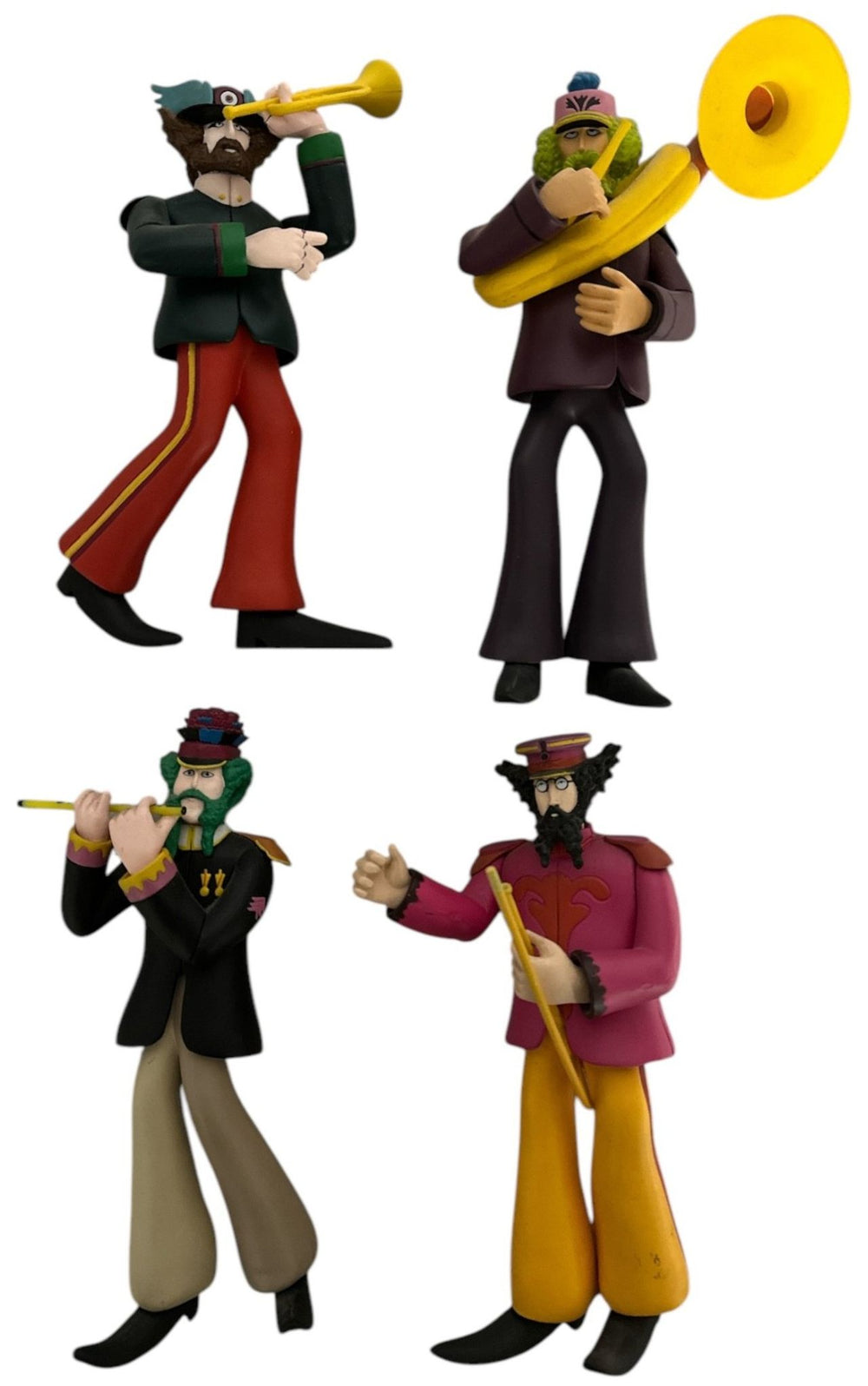 The Beatles Yellow Submarine McFarlane Figures - Unboxed - Set of 17 UK Toy BTLTYYE855887