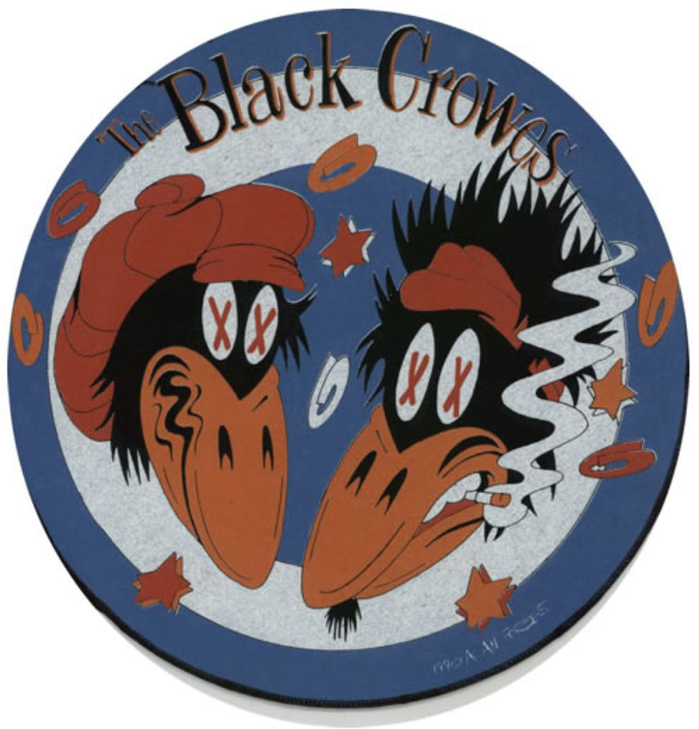 The Black Crowes Jealous Again + Patch - EX UK 12" vinyl single (12 inch record / Maxi-single) CRW12JE587425