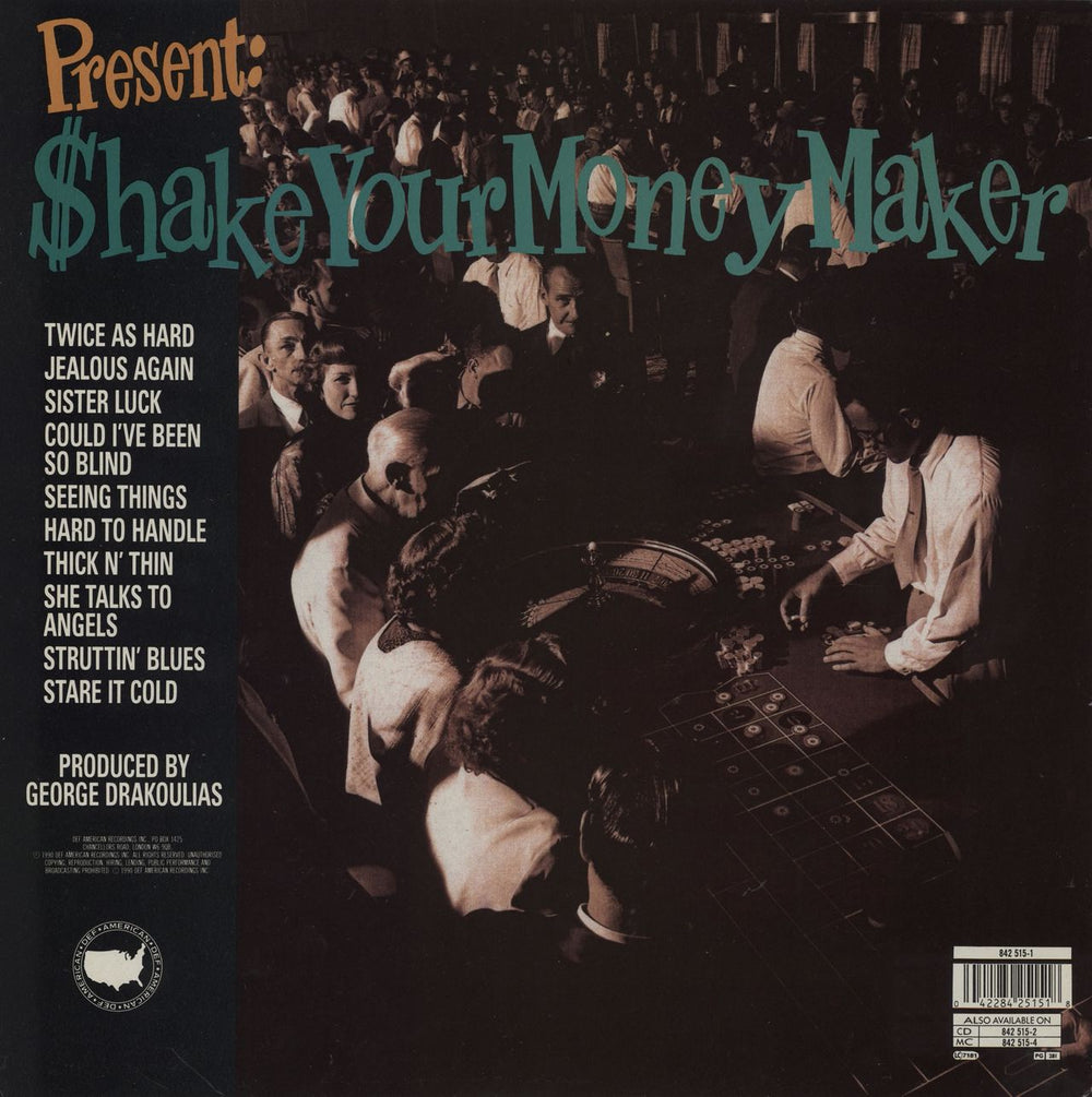 The Black Crowes Shake Your Money Maker - EX UK vinyl LP album (LP record) 042284251518