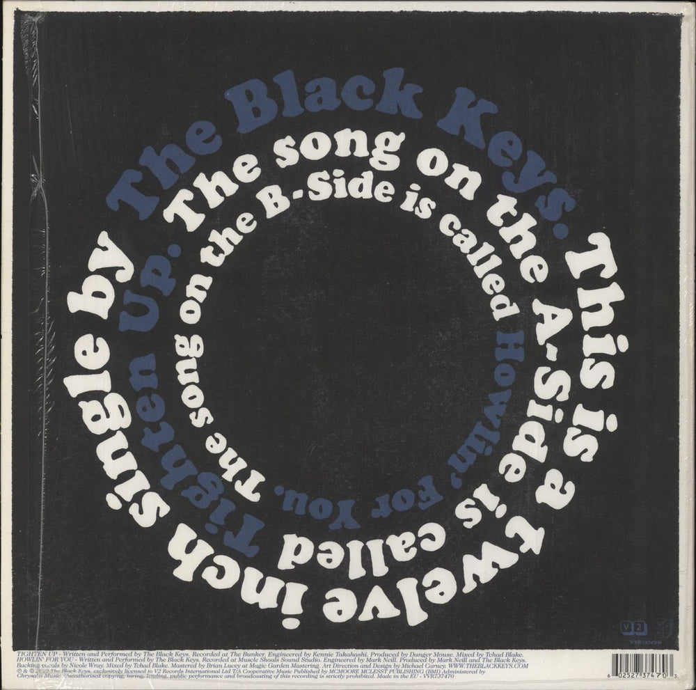 The Black Keys Tighten Up / Howlin' For You - RSD10 UK 12" vinyl single (12 inch record / Maxi-single)