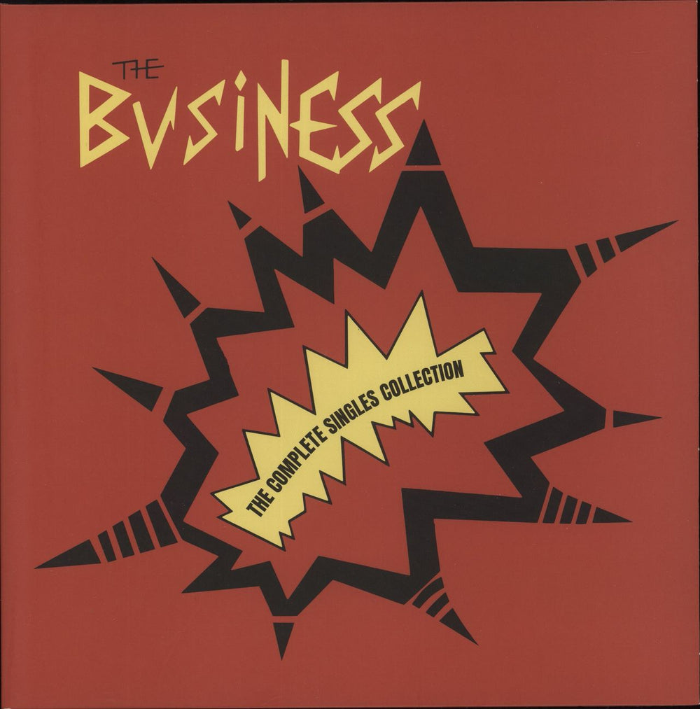 The Business The Complete Singles Collection - Red Vinyl UK vinyl LP album (LP record) PLATE044LP