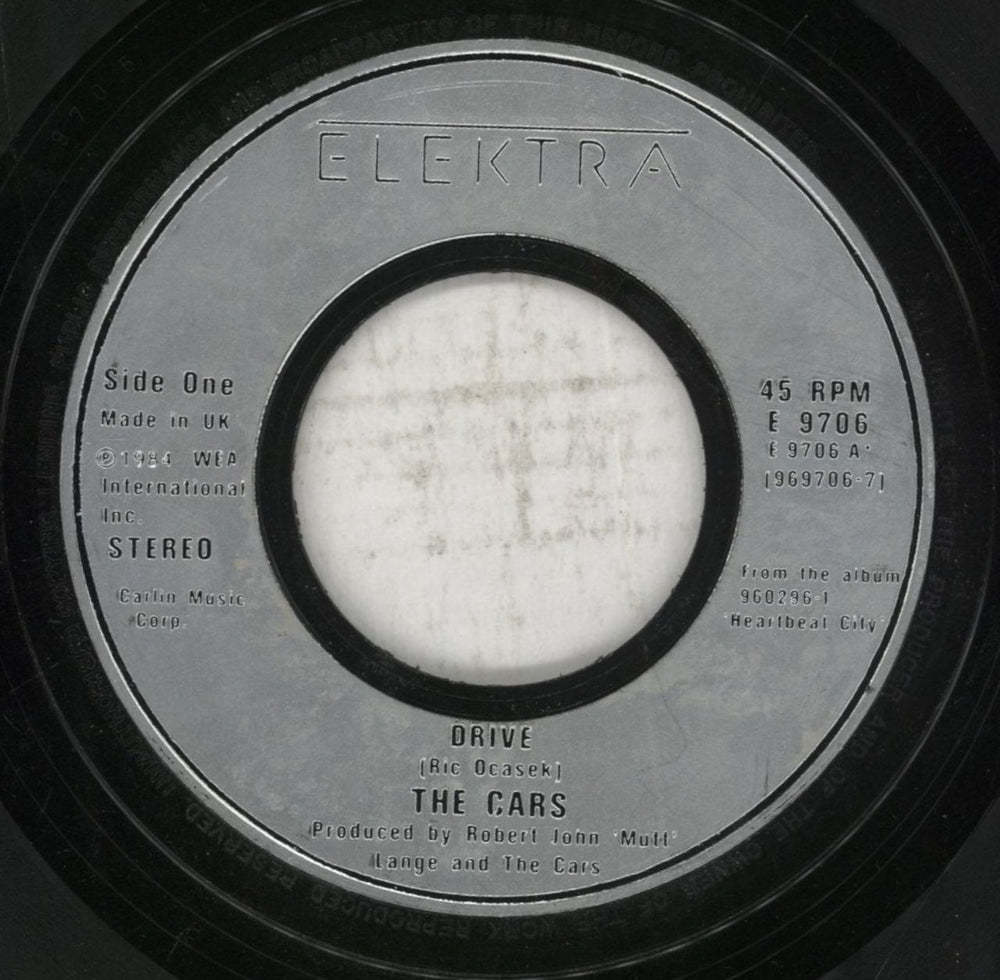 The Cars Drive - Jukebox UK 7" vinyl single (7 inch record / 45) E9706