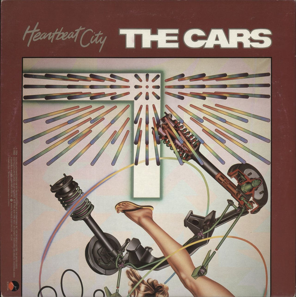 The Cars Heartbeat City Japanese vinyl LP album (LP record)