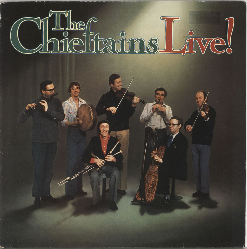 The Chieftains Live! UK vinyl LP album (LP record) CBS82985