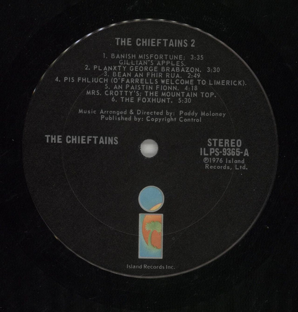 The Chieftains The Chieftains 2 UK vinyl LP album (LP record) TCFLPTH657247