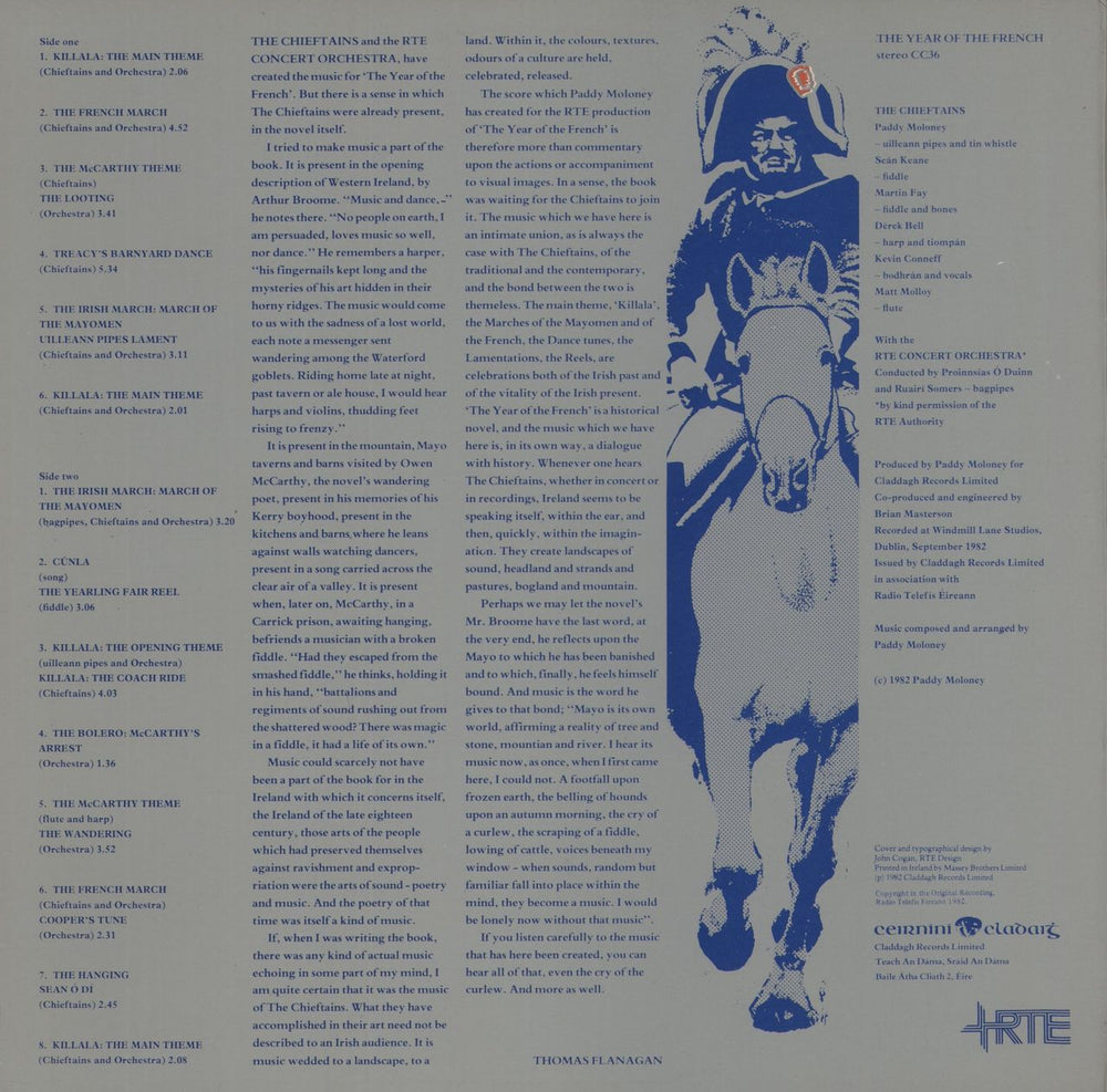 The Chieftains The Year Of The French Irish vinyl LP album (LP record)