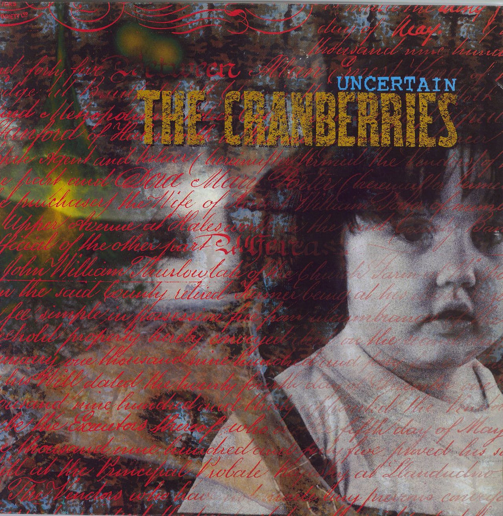 The Cranberries Uncertain UK 12" vinyl single (12 inch record / Maxi-single) XER014T