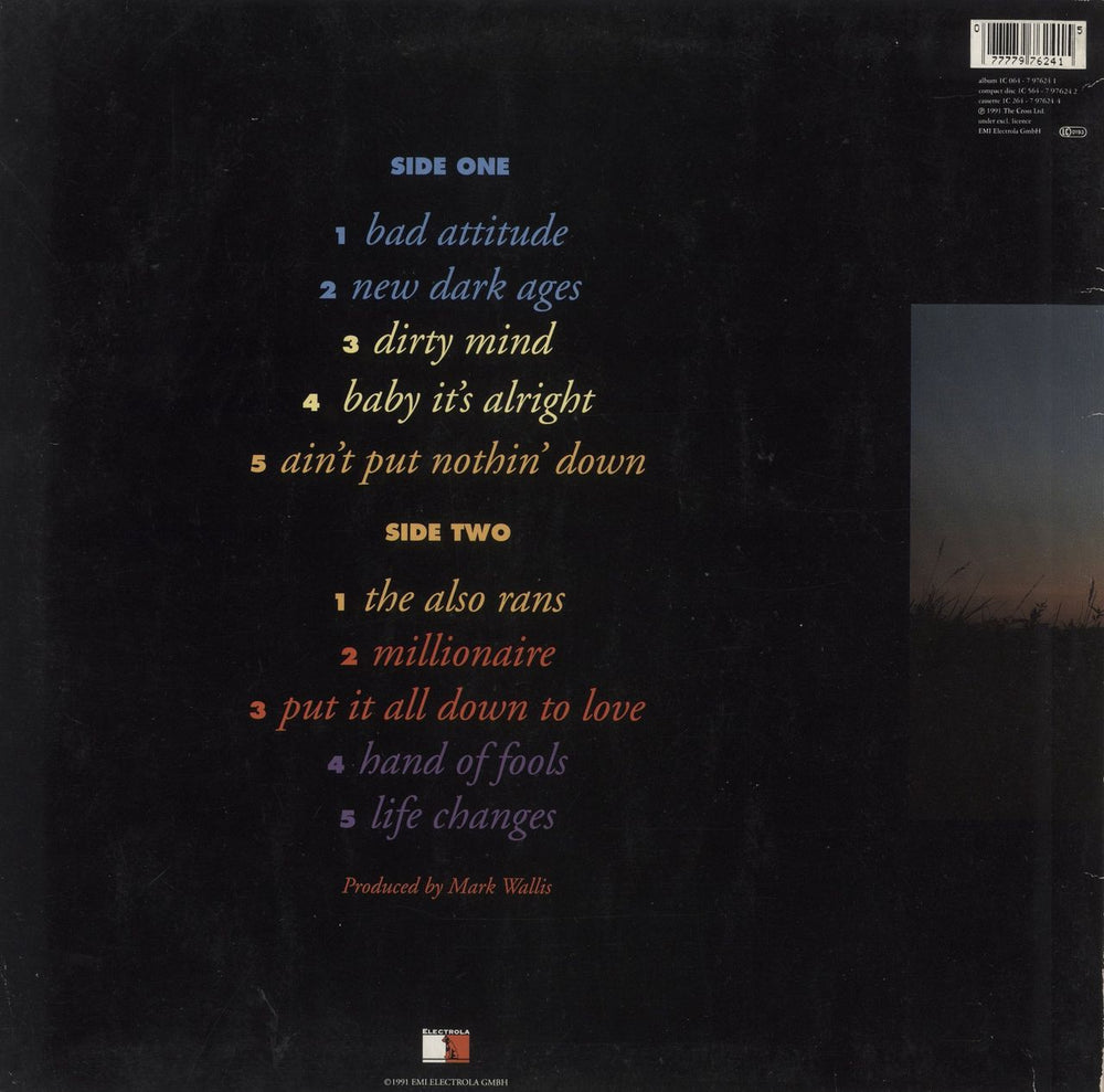 The Cross Blue Rock - VG German vinyl LP album (LP record) 077779762415