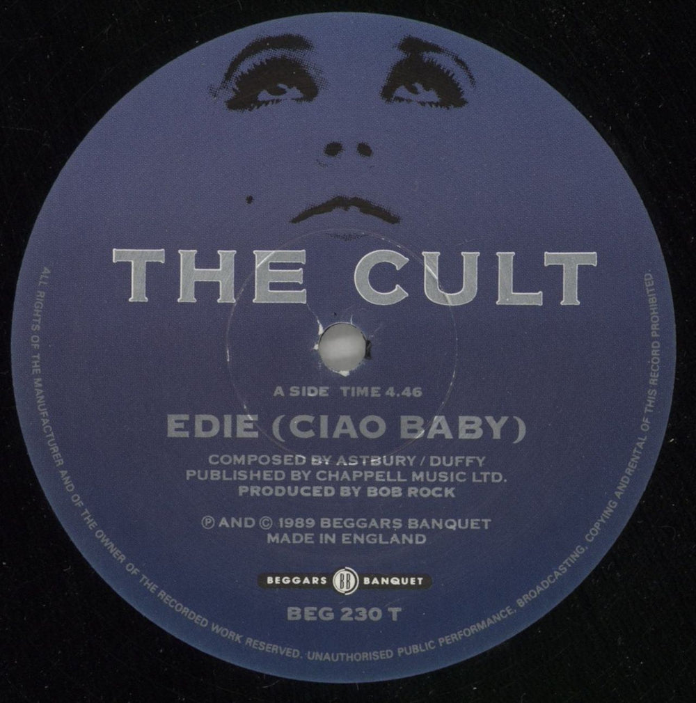 The Cult Edie (Ciao Baby) UK 12" vinyl single (12 inch record / Maxi-single) CLT12ED162538