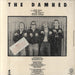 The Damned Damned Damned Damned - Hot Rods sleeve + Front Sticker UK vinyl LP album (LP record)