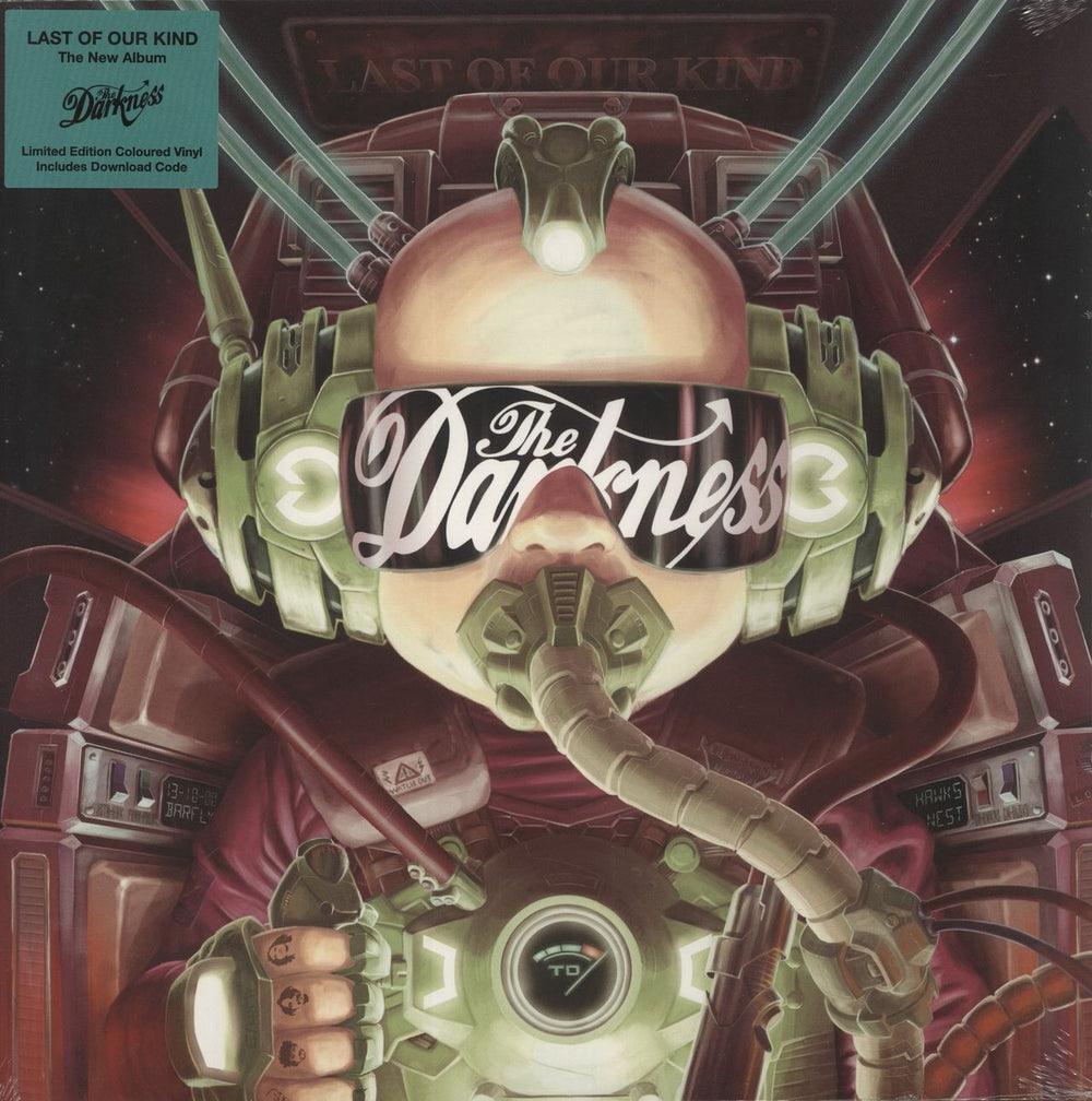 The Darkness Last Of Our Kind - Green Vinyl - Sealed + Signed Numbered Print UK vinyl LP album (LP record) CNDV001VL