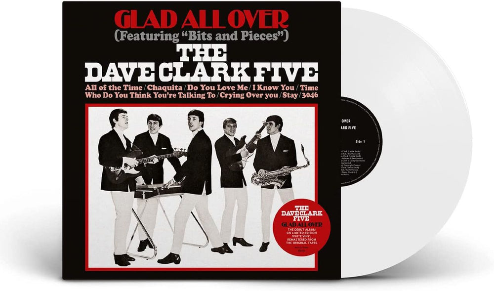 The Dave Clark Five Glad All Over - Remastered White Vinyl - Sealed UK vinyl LP album (LP record) BMGCAT558LP