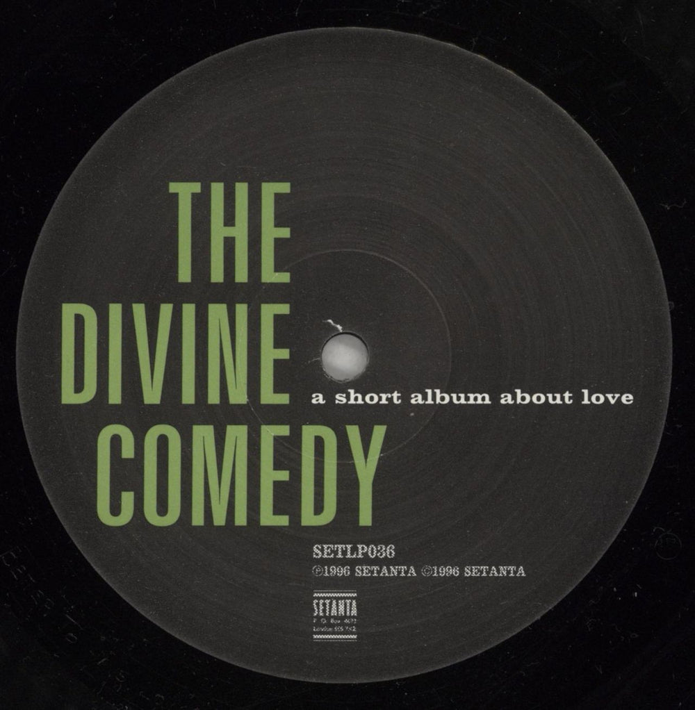 The Divine Comedy A Short Album About Love UK vinyl LP album (LP record) DCMLPAS259158