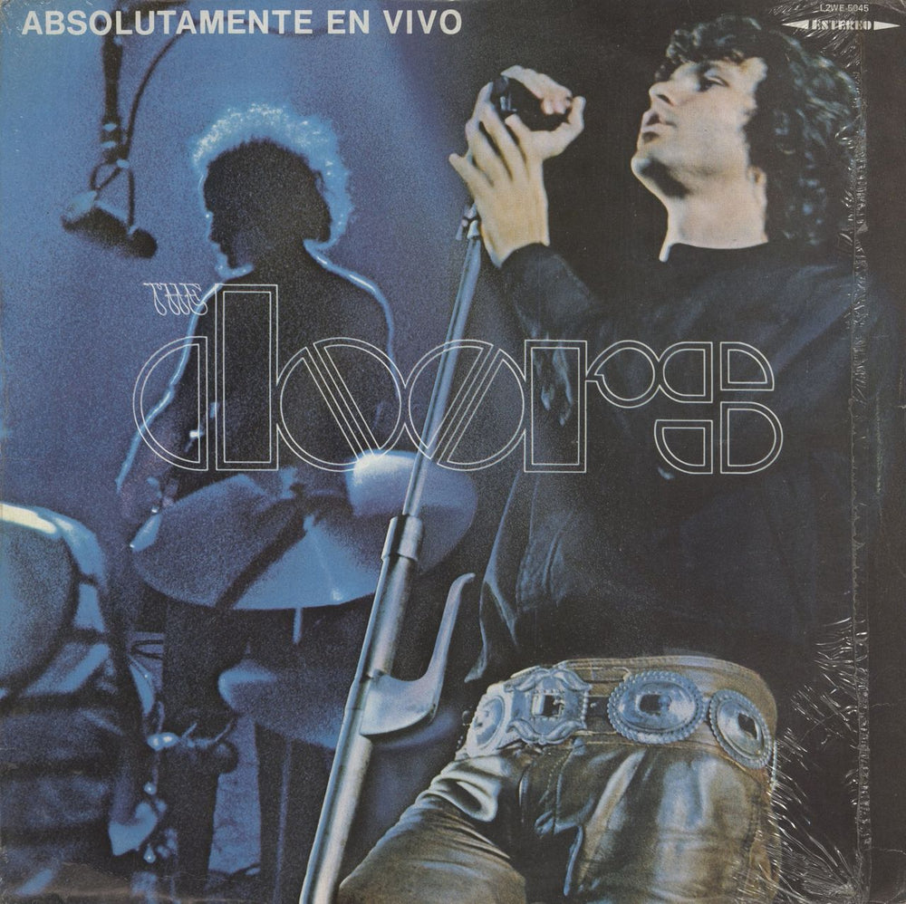 The Doors Absolutamente En Vivo - Absolutely Live - Single Pocket Sleeve Mexican 2-LP vinyl record set (Double LP Album) L2WE-5045